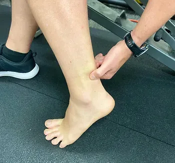 Mid Potion Achilles Tendinopathy Location