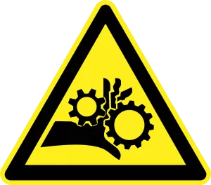 injury, gears, hand, danger, warning, yellow, sign, symbol, icon, injury, injury, injury, injury, injury, danger, warning